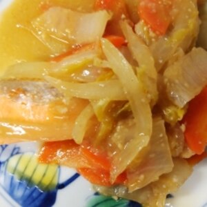 鮭と白菜のちゃんちゃん焼き